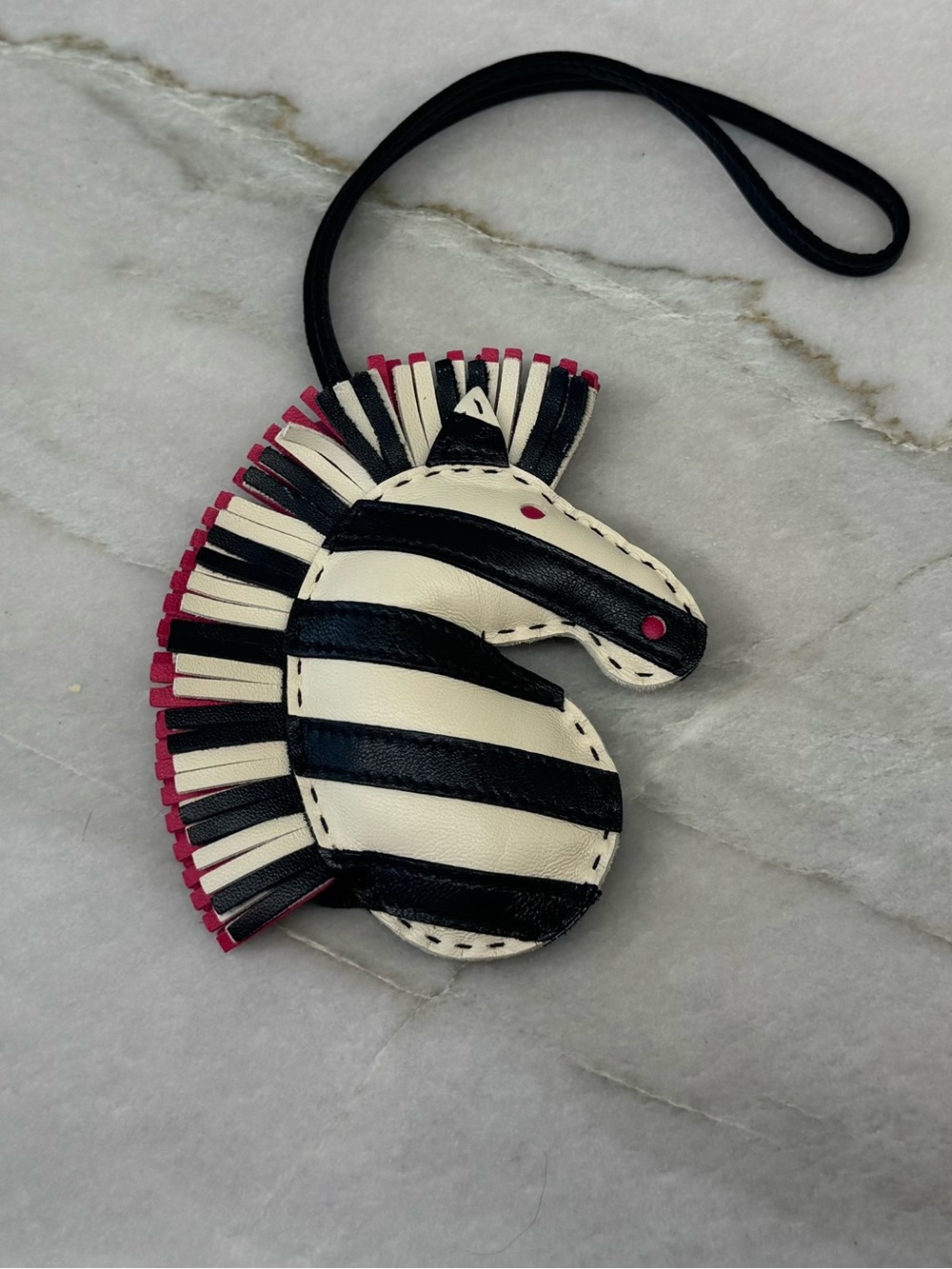 Hermès Milo Geegee Savannah Zebra Bag Charm - Picture 3 of 9